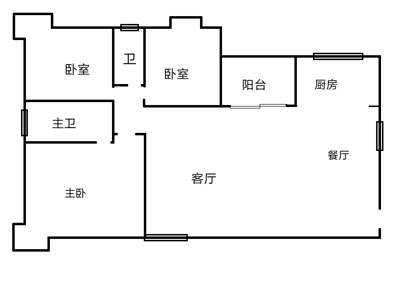 怡和豪庭  3室2厅2卫   15000.00元/月室内图