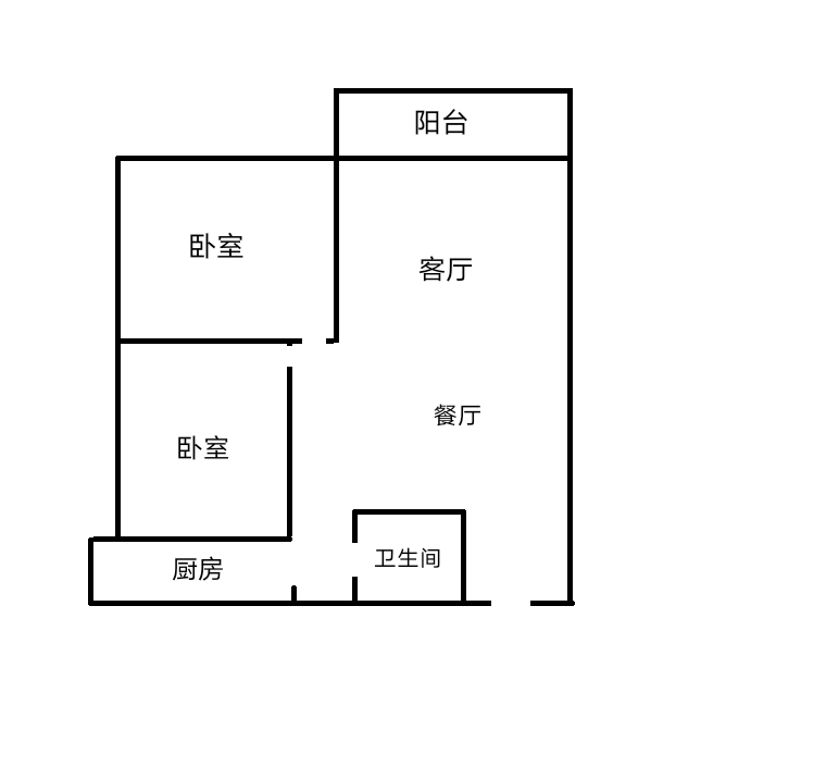 芙蓉锦园  2室2厅1卫   245.00万客厅