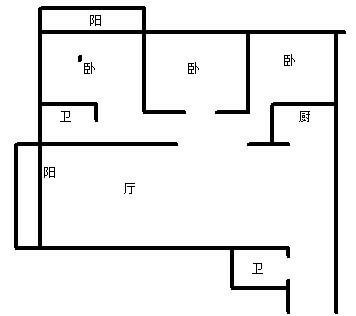 凯丰花园  3室2厅2卫   330.00万客厅