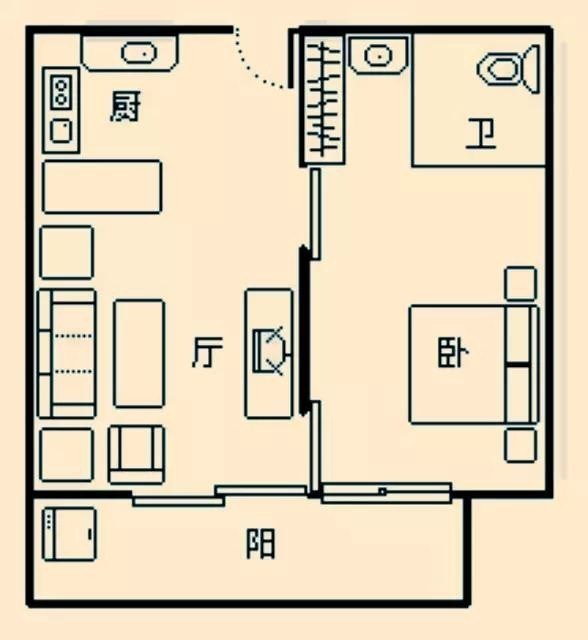 凤凰水城  1室1厅1卫   250.00万客厅