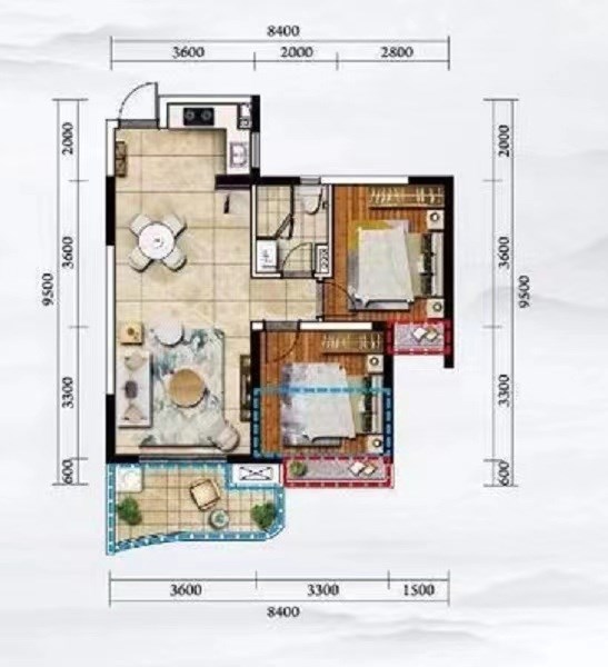 一山湖(一期) 2室2厅1卫 240.0万 一山湖(一期) 2室2厅1卫 240.0万客厅