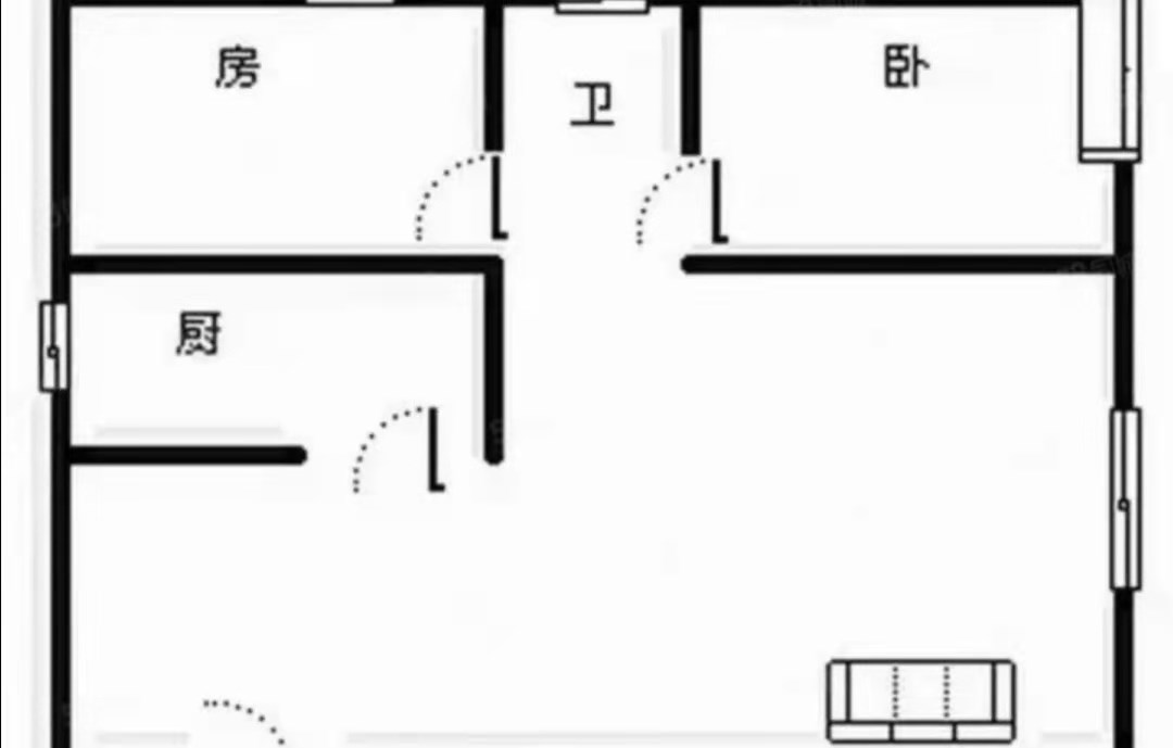 佳源公寓  2室1厅1卫   230.00万客厅