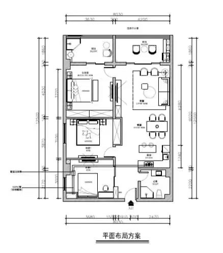 冬都大厦  3室2厅2卫   280.00万客厅