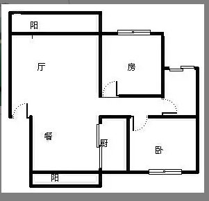 卓达东方巴哈马椰风苑  2室2厅1卫   185.00万客厅