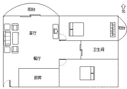 三永凤凰城  2室2厅2卫   240.00万客厅