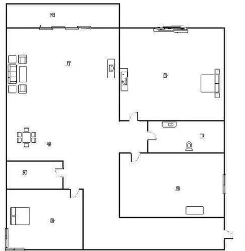 半山半岛三期东海湾  2室2厅1卫   410.00万客厅