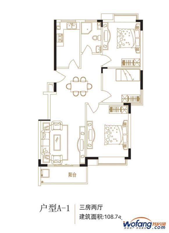 花冠渔歌海韵  3室2厅2卫   230.00万客厅