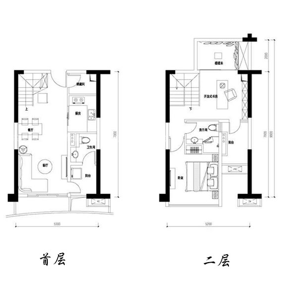 保利中环广场  2室2厅2卫   150.00万客厅