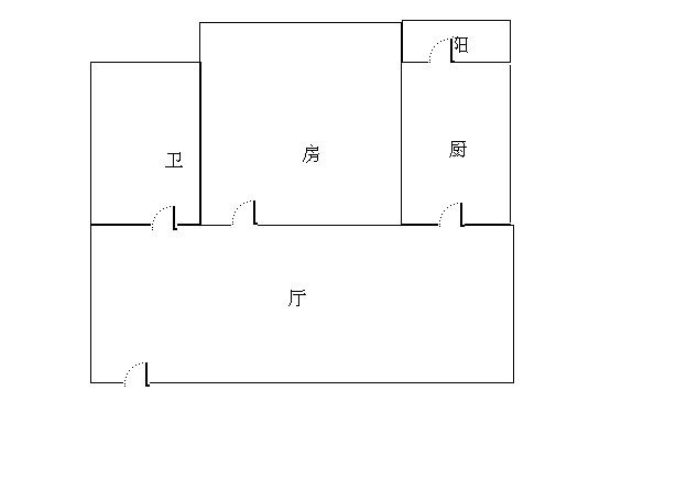 兰海滨河城市花园一区  1室1厅1卫   112.00万客厅