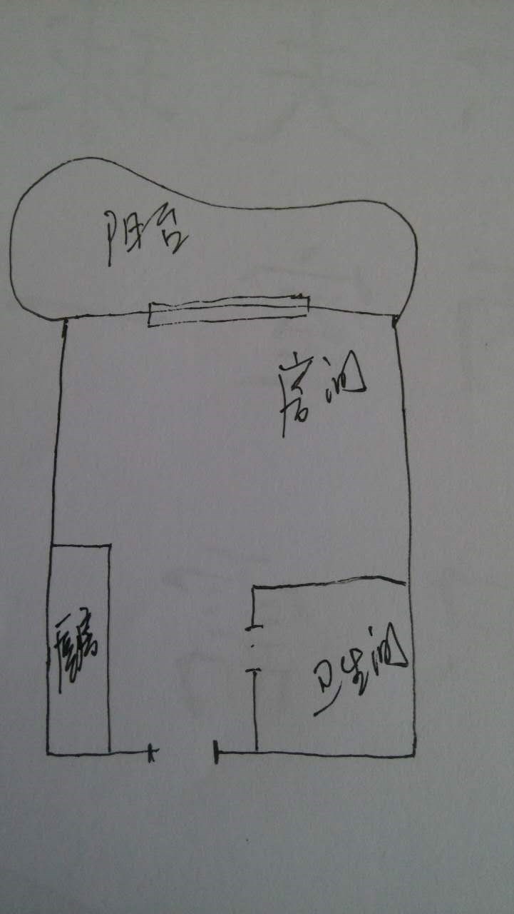 美丽新海岸  1室1厅1卫   135.00万客厅