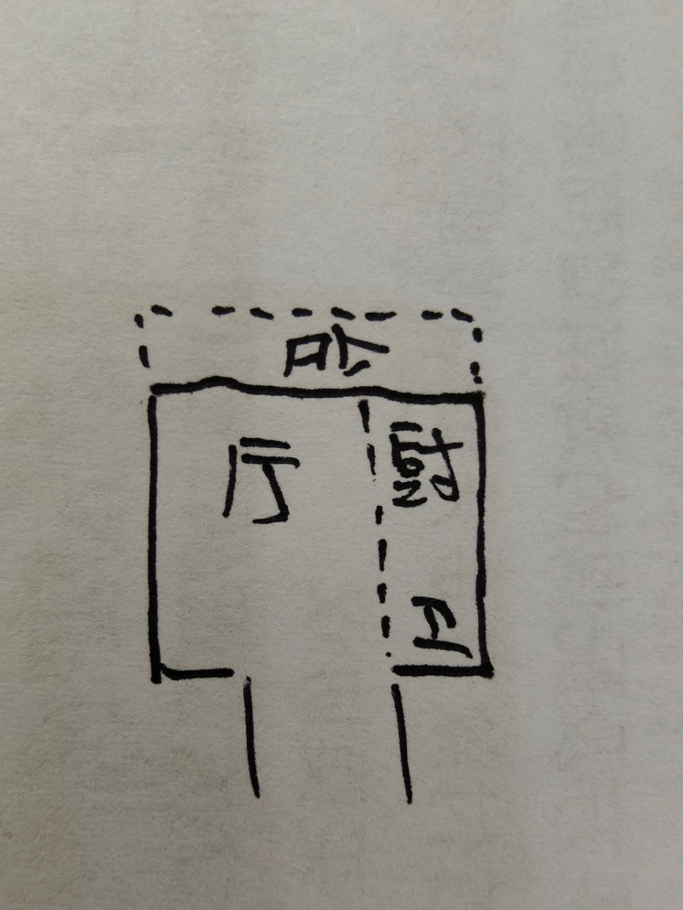 凤航大厦  1室1厅1卫   95.00万客厅