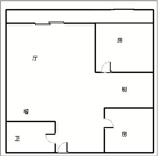 昌达新世纪花园  2室2厅1卫   280.00万客厅