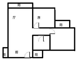 天泽湖畔  2室2厅1卫   280.00万客厅