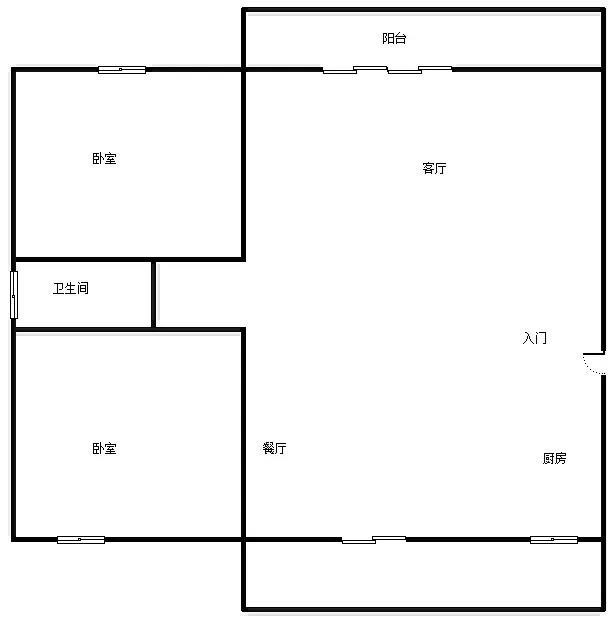 南枫悦海  2室1厅1卫    3300.0元/月室内图