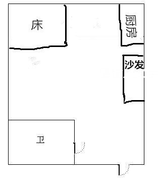 万科森林度假公园  1室1厅1卫   90.00万客厅