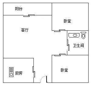 凤凰水城 2室1厅1卫 170.0万 凤凰水城 2室1厅1卫 170.0万客厅