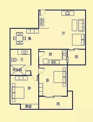 新大洲三亚印象  2室2厅2卫   260.00万客厅