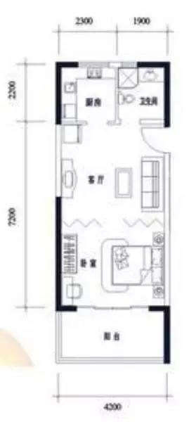 美丽新海岸  1室1厅1卫   150.00万