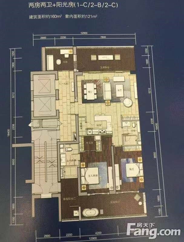 半岛云邸  3室2厅2卫   800.00万客厅