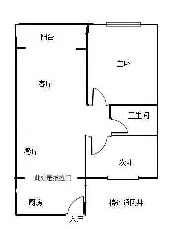 和泓假日阳光  2室1厅1卫   150.00万客厅