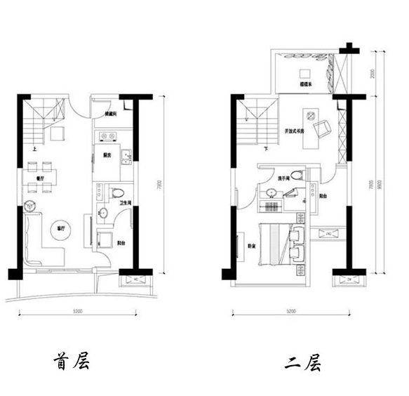 保利中环广场  2室1厅1卫   200.00万客厅