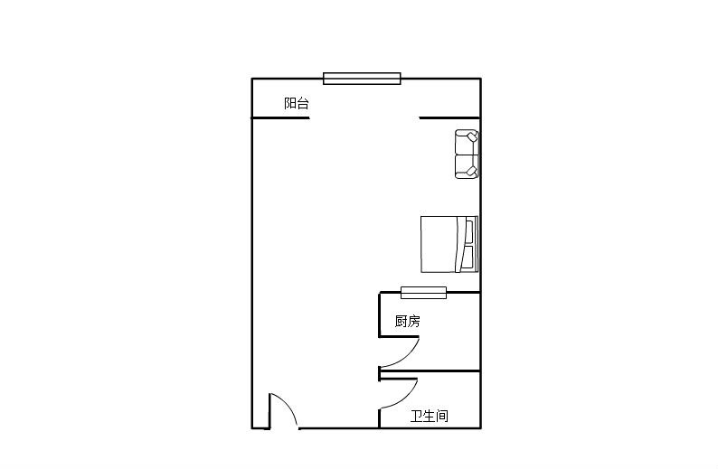 三亚丽景温泉  1室1厅1卫   110.00万客厅