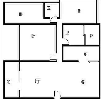 山海天  3室2厅2卫   450.00万客厅