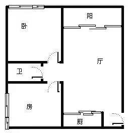 国际银座  2室2厅1卫   270.00万客厅