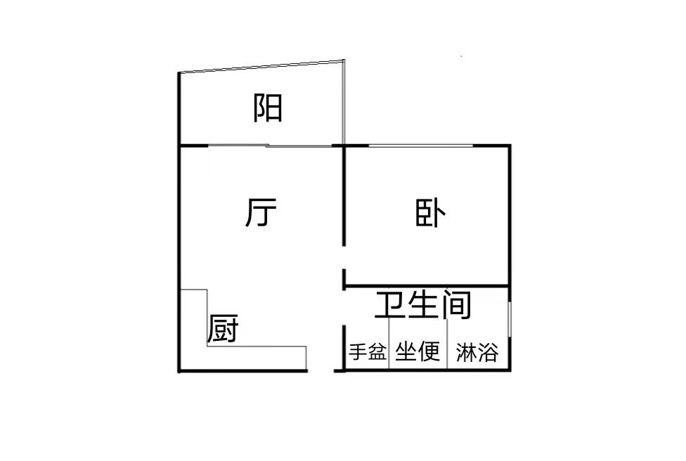 南枫悦海  1室1厅1卫    2400.0元/月室内图