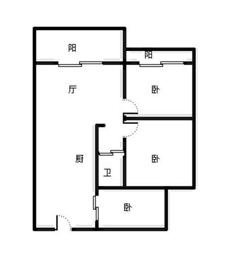 鸿坤山海墅  3室2厅2卫   305.00万客厅