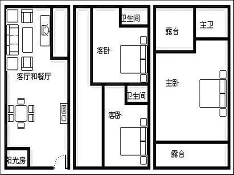 凤凰水城凤凰湾别墅(新)  3室2厅3卫   700.00万客厅