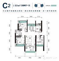 三亚棕榈滩  3室2厅1卫   235.00万客厅