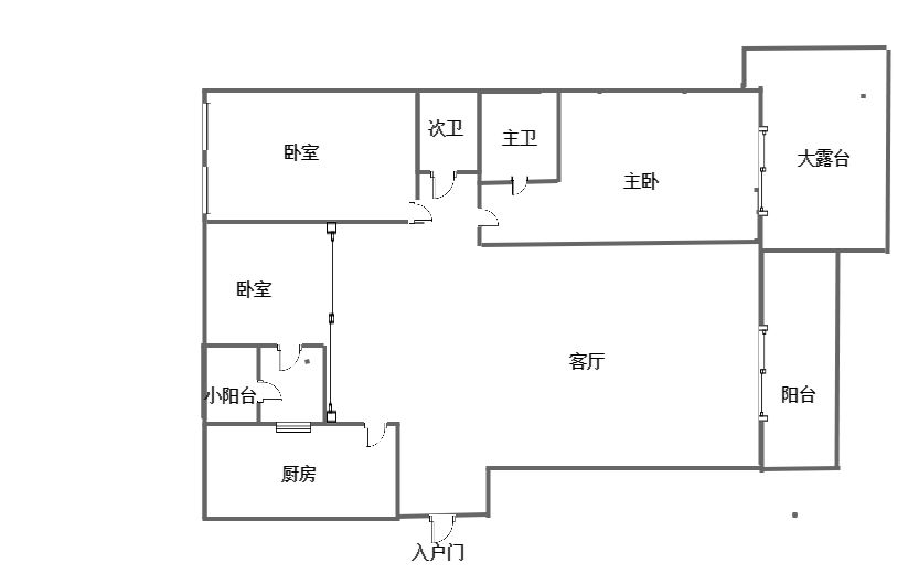 凤凰水城红树湾洋房  2室2厅2卫   480.00万客厅