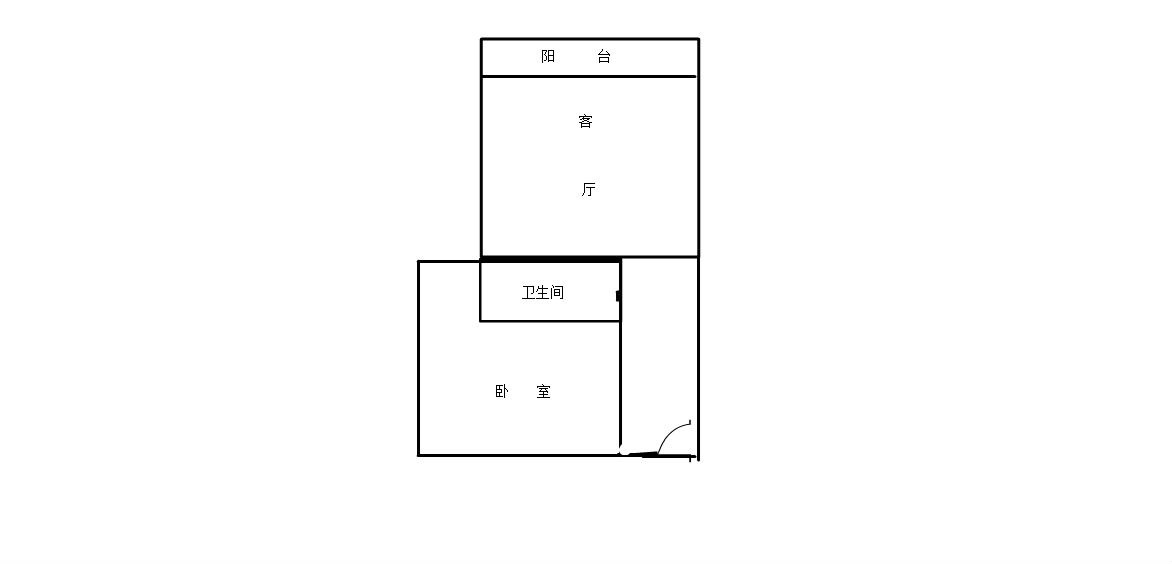 碧海蓝天  1室1厅1卫   3166.00元/月室内图