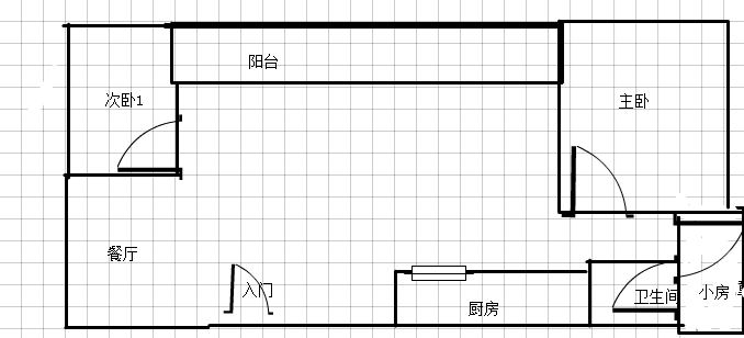 三亚星域  3室2厅1卫   270.00万客厅