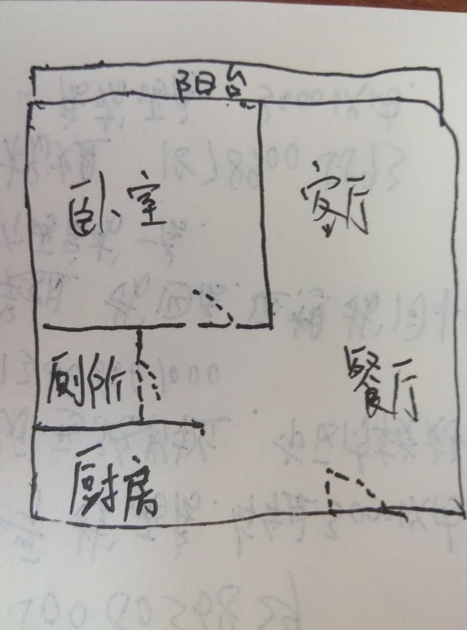 汇丰国际公寓  2室2厅1卫   300.00万客厅