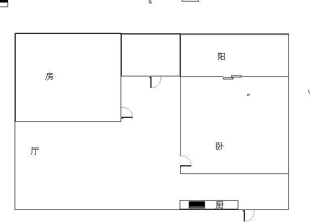 中铁子悦薹  2室2厅1卫   2800.00元/月室内图