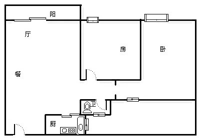 揽海听涛  2室2厅1卫   205.00万客厅