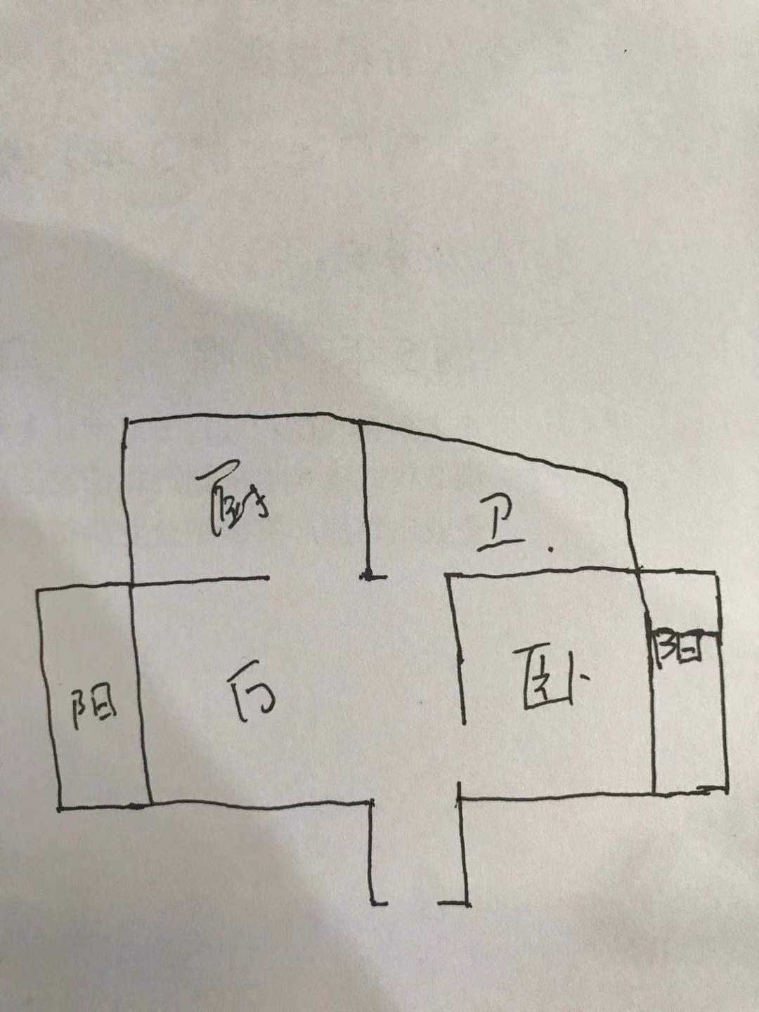 百运阁住宅楼  1室1厅1卫   140.00万客厅