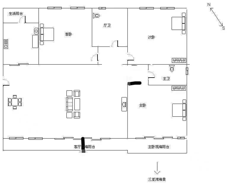 兰海花园三期  3室2厅2卫    500.0万 兰海花园三期  3室2厅2卫    500.0万客厅