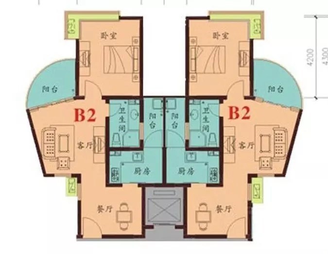 威尼斯蓝湾  1室1厅1卫   170.00万客厅