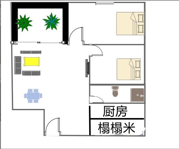 君和君泰  3室2厅1卫   210.00万客厅