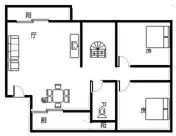 望鹿山庄  4室2厅4卫   440.00万客厅