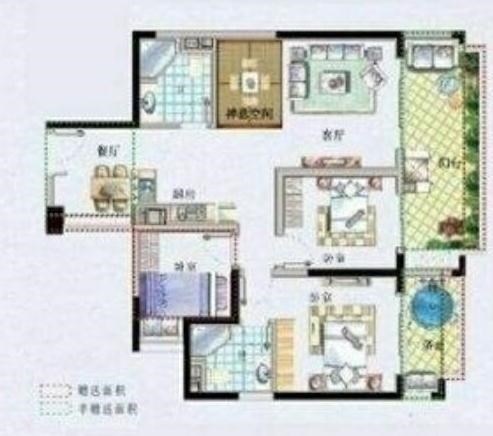 鸿坤山海墅  3室2厅2卫   280.00万