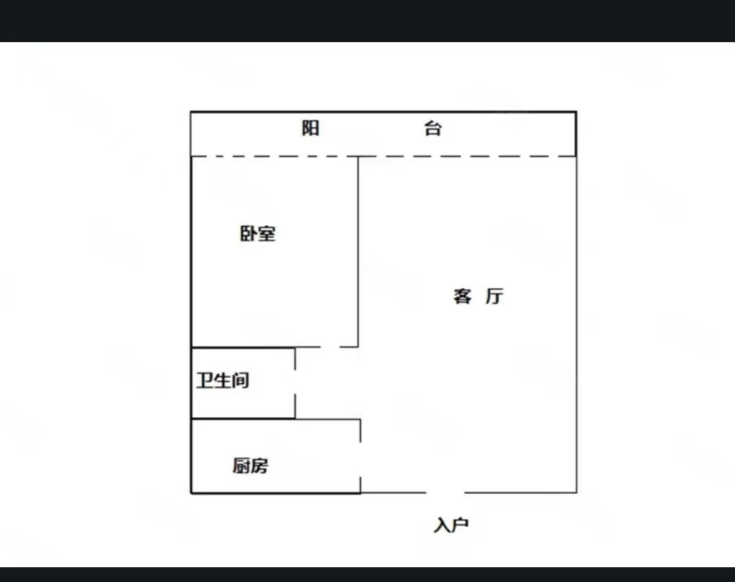 万科大都会左岸  1室1厅1卫   270.00万客厅