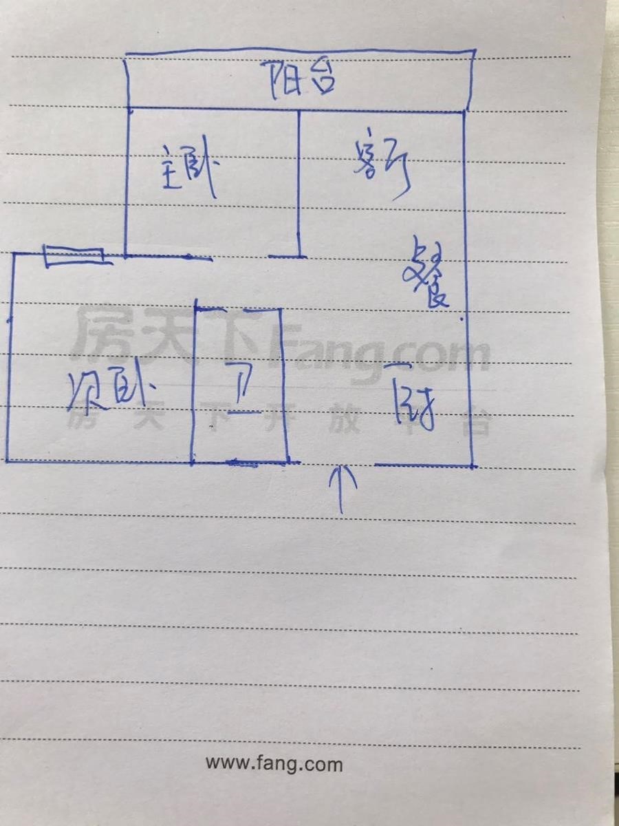 凤凰水城南岸  2室1厅1卫   3000.00元/月室内图