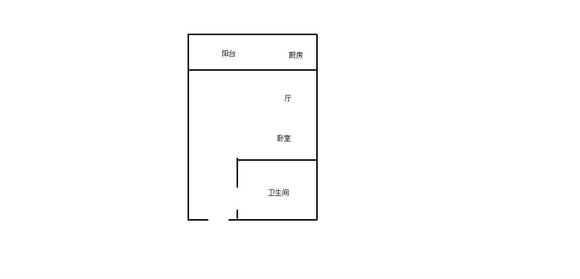 世嘉海景  1室1厅1卫   100.00万客厅