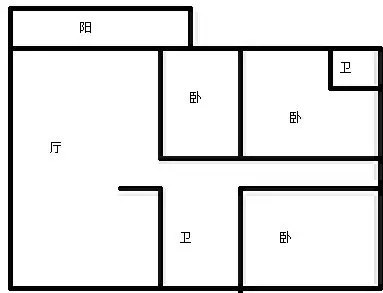 广友花园  3室2厅1卫   270.00万客厅