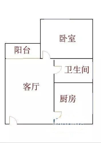 和兴家园  1室1厅1卫   160.00万客厅