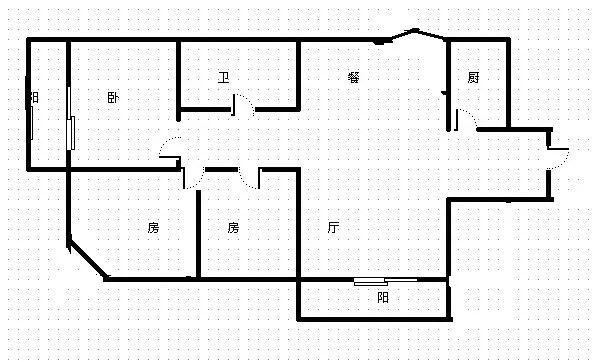 馨海湾  3室2厅1卫   230.00万客厅